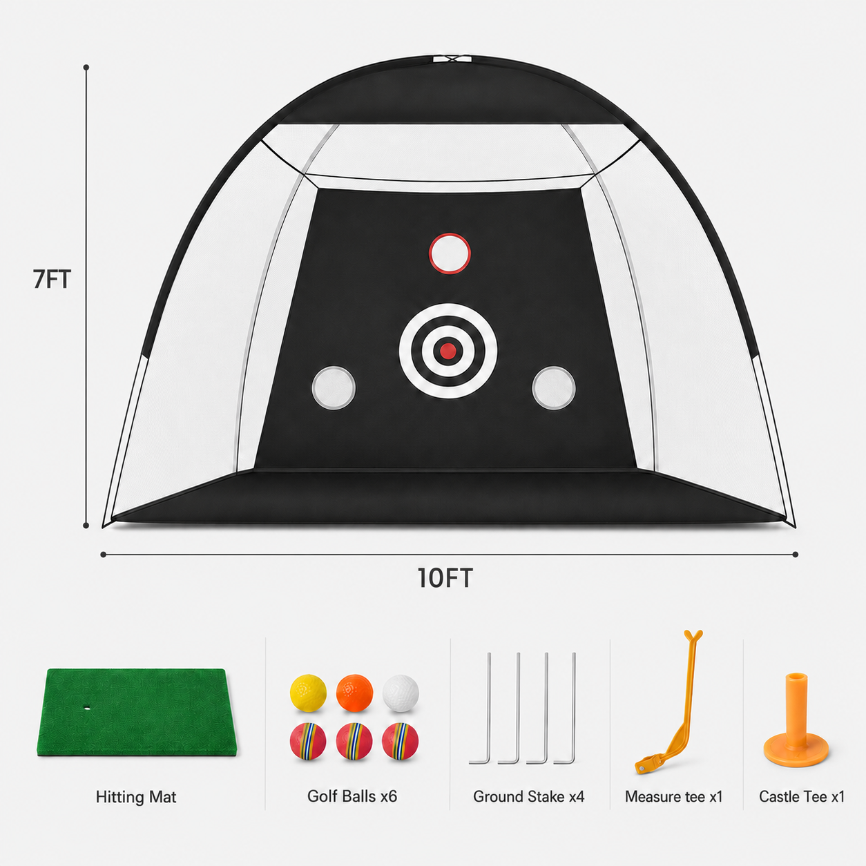 Premium Golf Practice Net Kit